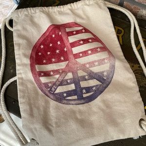 Life is Good Canvas Drawstring Bag